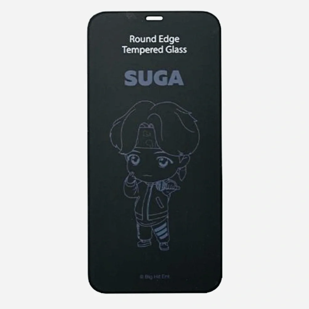iFace TinyTAN BTS (SUGA) Tempered Glass Screen Protector for iPhone 12 Mini NEW